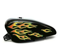 Kit 28 adesivi moto bobber chopper serbatoio parafango FIAMME FUOCO harley 2451