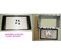 KIT 2DIN PER FORD FOCUS DAL 2005 AL 2011 - MASCHERINA NERA + PLANCIA METALLICA