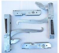 KIT 2PZ CERNIERE MOLLE PORTA FORNO CUCINA FRANKE LOFRA 155mm