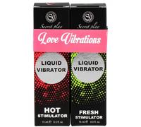Kit 2pz lubrificante intimo stimolante effetto caldo freddo per coppie 2 X 15 ml