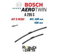 KIT 2PZ SPAZZOLE TERGICRISTALLO BOSCH 3397007295 AEROTWIN A295S MIS. 600 - 400