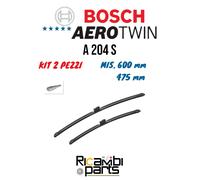 Tergicristallo per parabrezza BOSCH 3 397 014 204, Aerotwin Lunghezza 600+475mm, fronte, 2 pezzo
