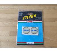 Kit 2x Adesivo 3D Rilievo Logo Coprimozzo FIAT 30mm Coppa Ruota Epoca