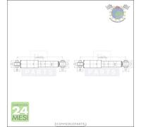 Kit 2x ammortizzatori EQ Posteriore per CITROEN C3 I C2