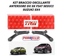 KIT 2X BRACCIO OSCILLANTE ANTERIORE DX SX SUZUKI SX4 FIAT SEDICI 1.4 1.6 2.0