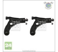 Kit 2x Braccio oscillante Febi Anteriore per CHEVROLET AVEO DAEWOO KALOS #wy