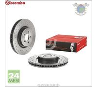 Kit 2x dischi forati Xtra freno Brembo Anteriore per SUBARU LEGACY IV FORESTER