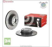 Kit 2x dischi forati Xtra freno Brembo Posteriore per BMW X4 F26 xDrive X3 F25