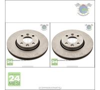 Kit 2x dischi freno BluePrint Anteriore per DACIA LOGAN NISSAN MICRA III C+C V