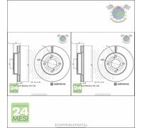 Kit 2x dischi freno BluePrint Anteriore per SUZUKI IGNIS