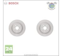 Kit 2x dischi freno Bosch Posteriore per FORD KUGA