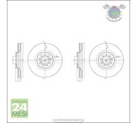 Kit 2x dischi freno Cifam Anteriore per IVECO DAILY VI IV V #ql