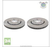 Kit 2x dischi freno Febi Anteriore per CHRYSLER GRAND VOYAGER V DODGE JOURNEY