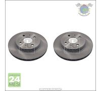 Kit 2x dischi freno Febi Anteriore per DAIHATSU SIRION COPEN YRV SUBARU JUSTY