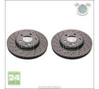 Kit 2x dischi freno Febi Anteriore per MERCEDES CLASSE GLA 200 B Electric 220 1