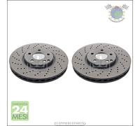 Kit 2x dischi freno Febi Anteriore per MERCEDES CLASSE S 500 430 E 350 320 280