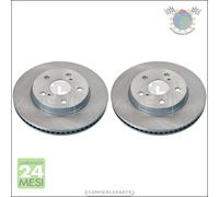 Kit 2x dischi freno Febi Anteriore per SUZUKI SWACE TOYOTA COROLLA YARIS
