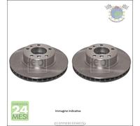 Kit 2x dischi freno Febi Anteriore per TESLA MODEL #4q