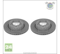 Kit 2x dischi freno Febi Posteriore per AUDI 200 100 A8 #3b