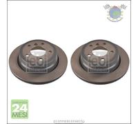 Kit 2x dischi freno Febi Posteriore per BMW 1 E88 123 E82