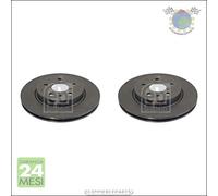 Kit 2x dischi freno Febi Posteriore per CHEVROLET MALIBU OPEL INSIGNIA A SAA #68