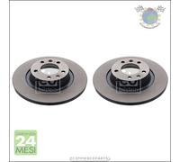 Kit 2x dischi freno Febi Posteriore per CITROEN JUMPY FIAT SCUDO PEUGEOT EXPERT
