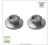 Kit 2x dischi freno Febi Posteriore per MAN TGL TGA