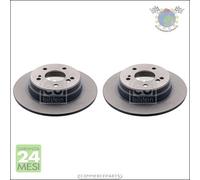 Kit 2x dischi freno Febi Posteriore per MERCEDES CLASSE CLC 220 200 180 E 320 3