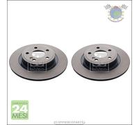 Kit 2x dischi freno Febi Posteriore per MERCEDES SLK 350 300 250 200 SLC 180