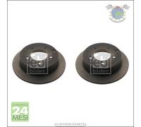 Kit 2x dischi freno Febi Posteriore per MITSUBISHI LANCER VIII