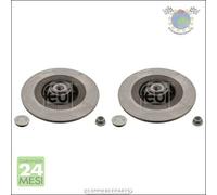 Kit 2x dischi freno Febi Posteriore per RENAULT SCENIC GRAND