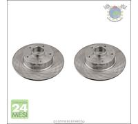 Kit 2x dischi freno Febi Posteriore per RENAULT SCENIC MEGANE GRAND CLIO