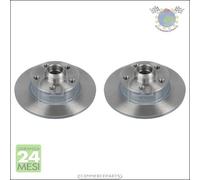 Kit 2x dischi freno Febi Posteriore per SEAT TOLEDO I VW PASSAT (3A5 35I) (3A2