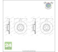 Kit 2x dischi freno Ferodo Anteriore per BMW 3 G20 G80 G28 320 X4 G02 F98 xDriv