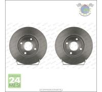 Kit 2x dischi freno Ferodo Anteriore per FORD COURIER STREET FUSION FIESTA ESCO