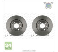 Kit 2x dischi freno Ferodo Anteriore per NISSAN KUBISTAR RENAULT THALIA MEGANE