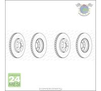 Kit 2x dischi freno Ferodo Anteriore per VOLVO XC70 V70 S80 S70 S60 #eq