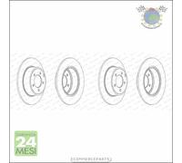 Kit 2x dischi freno Ferodo Posteriore per CHRYSLER SEBRING Cabriolet DODGE C #vd