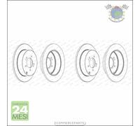 Kit 2x dischi freno Ferodo Posteriore per CITROEN C-CROSSER C4 LANCIA FLAVIA MI