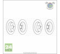 Kit 2x dischi freno Ferodo Posteriore per FORD GRAND C-MAX TRANSIT TOURNEO KUGA