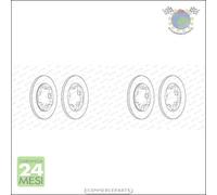 Kit 2x dischi freno Ferodo Posteriore per FORD TRANSIT #2n