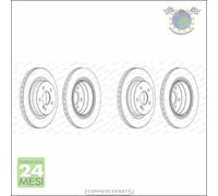 Kit 2x dischi freno Ferodo Posteriore per MERCEDES CLASSE E 500 400 350 320 #s1