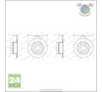 Kit 2x dischi freno Ferodo Posteriore per SKODA OCTAVIA