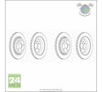 Kit 2x dischi freno Ferodo Posteriore per VOLVO XC60 #v2