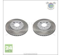 Kit 2x dischi freno Japko Anteriore per HONDA CIVIC VII JAZZ III INSIGHT VI cry