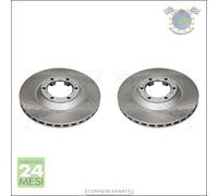 Kit 2x dischi freno JParts Anteriore per HYUNDAI GALLOPER f8p