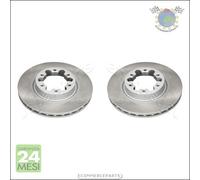 Kit 2x dischi freno JParts Anteriore per IVECO EUROCARGO MAN F90 NISSAN CABSTAR