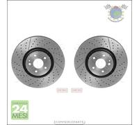 Kit 2x dischi freno JParts Anteriore per MERCEDES CLASSE GLA 45 A fqn