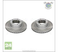 Kit 2x dischi freno JParts Anteriore per TATA TELCOLINE SAFARI fs3