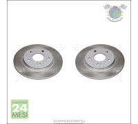 Kit 2x dischi freno JParts Posteriore per CHRYSLER GRAND VOYAGER V DODGE JOURNE